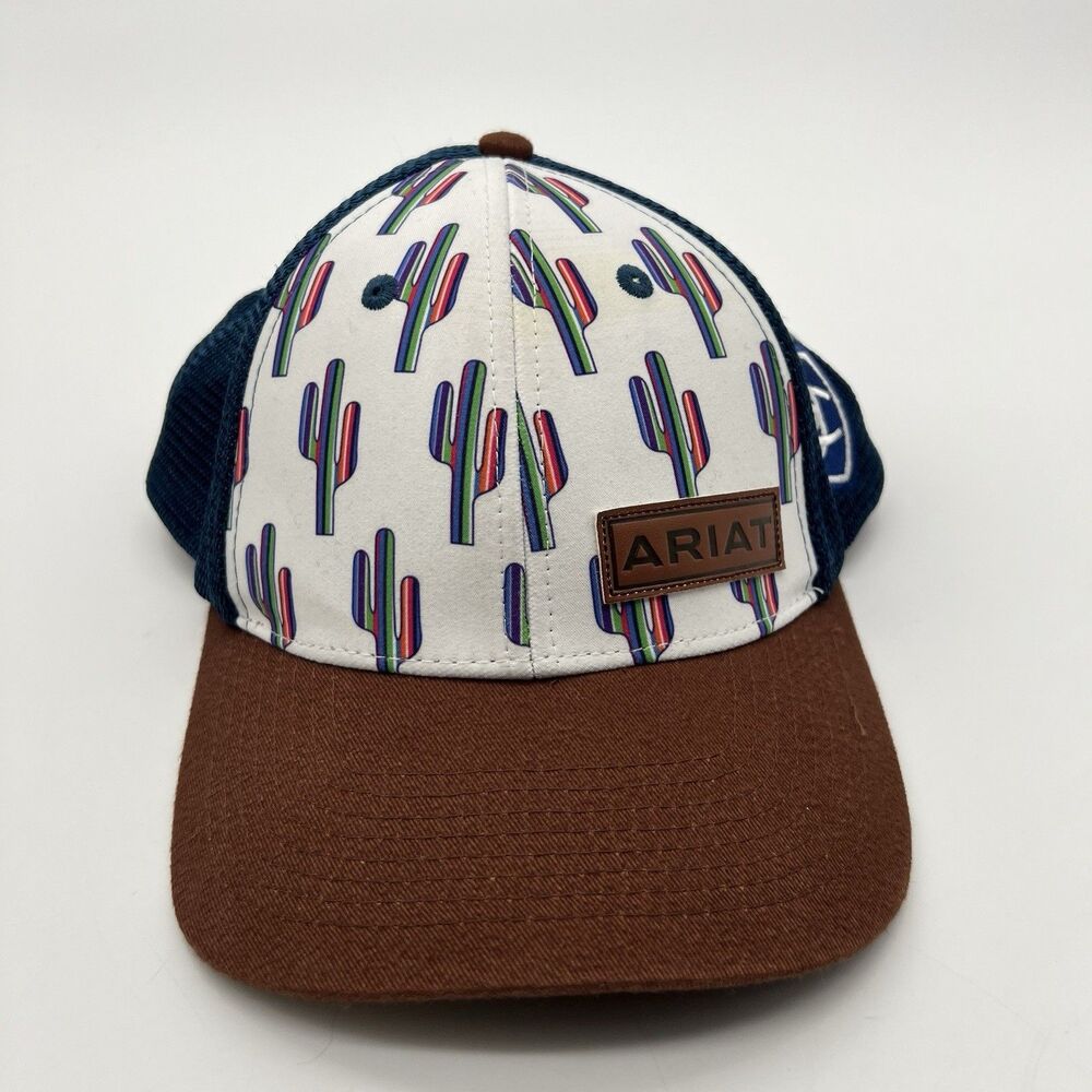 Ariat Womens Western Cactus Cap sz OS Multi Embroidered Snapback Cowgirl